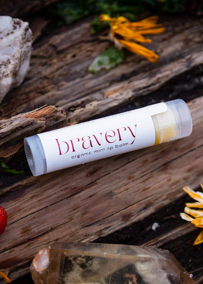 BRAVERY Organic Mint Lip Balm