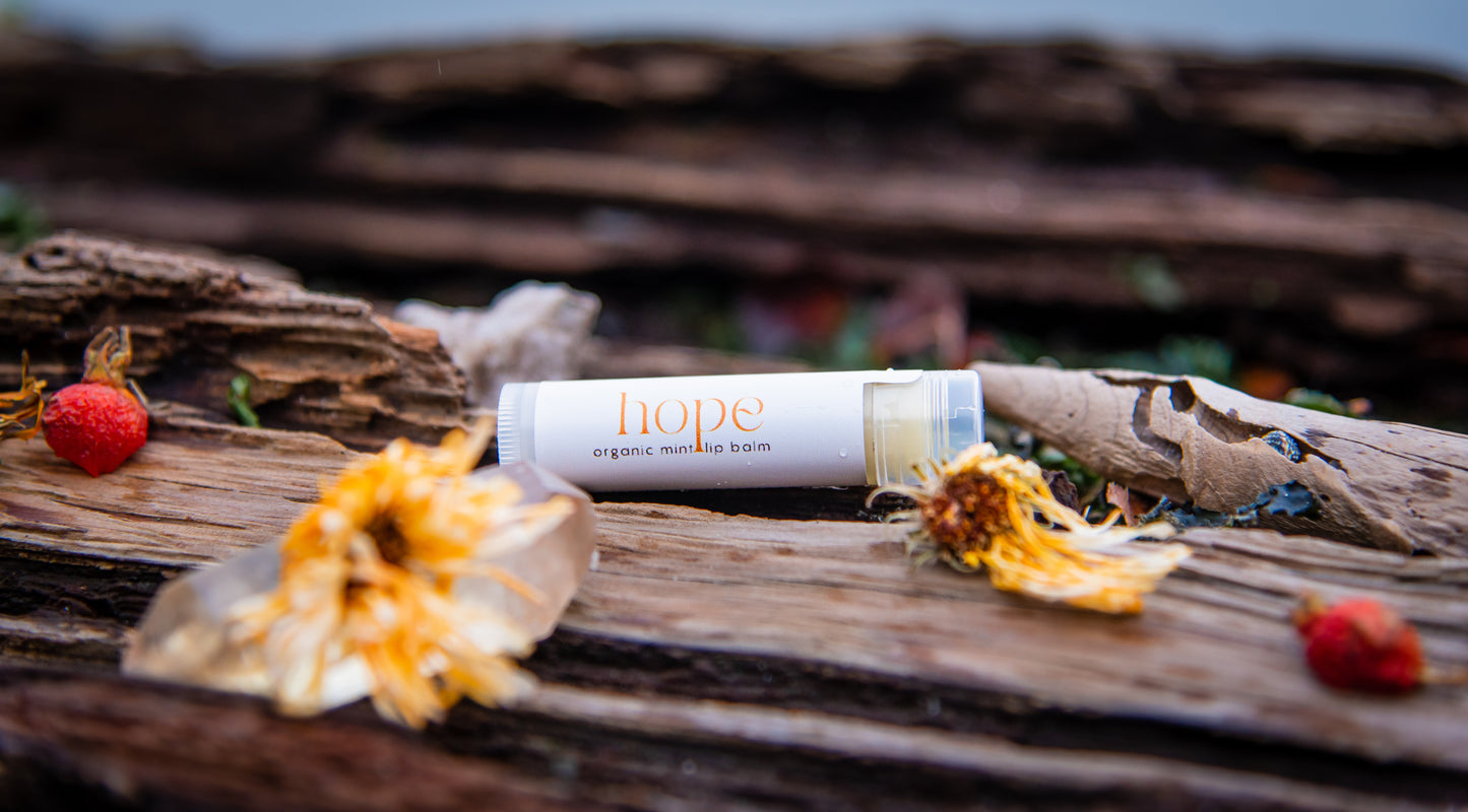 hope organic mint lip balm